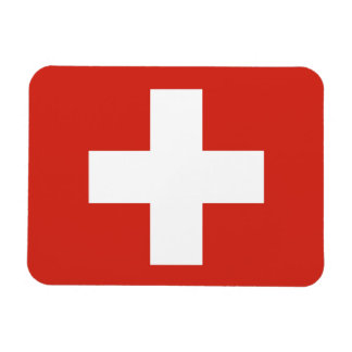 Zwitserse vlag magneet