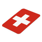 Zwitserse vlag magneet (Linkerzijde)