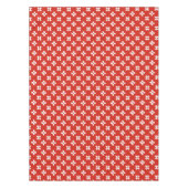 Zwitserse vlag met hartpatroon tafelkleed (Voorkant)
