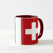 Zwitserse vlag mok (Voorkant rechts)