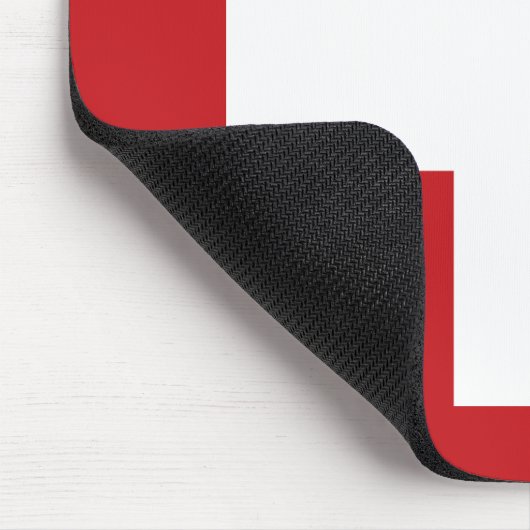 Zwitserse vlag muismat (Hoek)