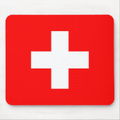 Zwitserse vlag muismat (Voorkant)