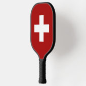 Zwitserse vlag pickleball paddle (Links)