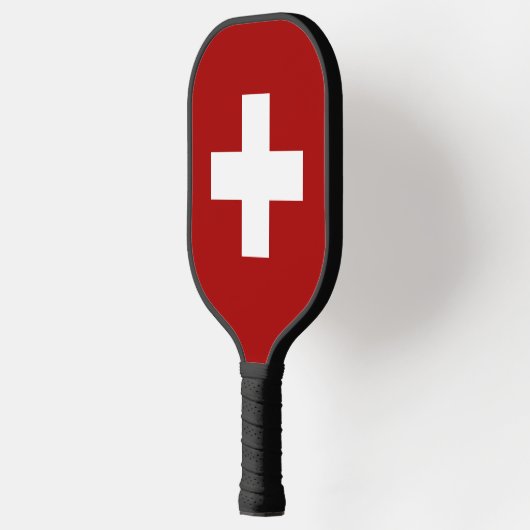 Zwitserse vlag pickleball paddle (Links)