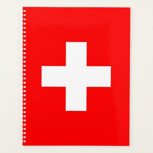 Zwitserse vlag planner (Voorkant)