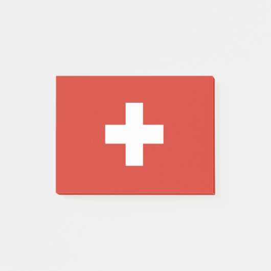 Zwitserse vlag post-it® notes (Voorkant)
