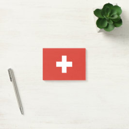 Zwitserse vlag post-it® notes