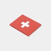Zwitserse vlag post-it® notes (Schuin)