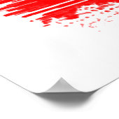 Zwitserse vlag poster (Hoek)