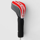 Zwitserse vlag - Praktisch patriottisch Golfheadcover (Schuin)