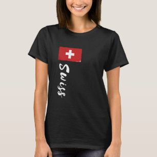 Zwitserse vlag Pride Zwitserland Country Roots Pro T-shirt