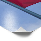Zwitserse vlag RF) Foto Afdruk (Hoek)