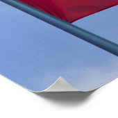 Zwitserse vlag RF) Poster (Hoek)