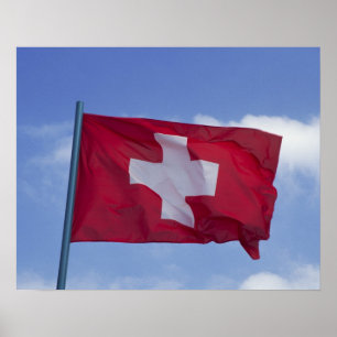 Zwitserse vlag RF) Poster