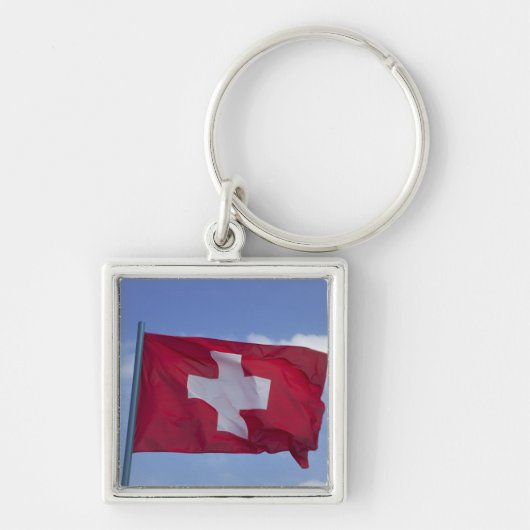 Zwitserse vlag RF) Sleutelhanger (Voorkant)
