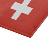 Zwitserse vlag snijplank (Hoek)