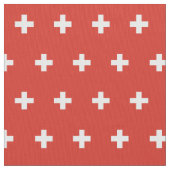 Zwitserse vlag stof (Close Up)