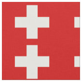Zwitserse vlag stof (Close Up)