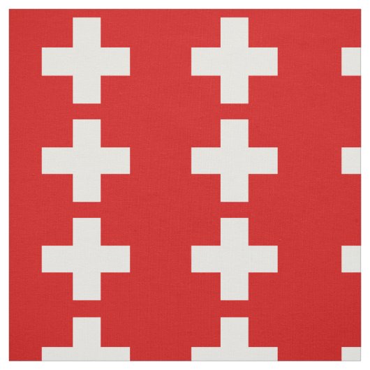 Zwitserse vlag stof (Swatch)