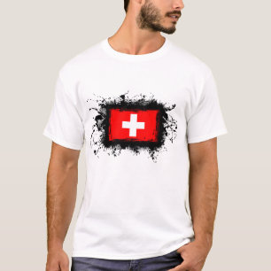 Zwitserse vlag t-shirt