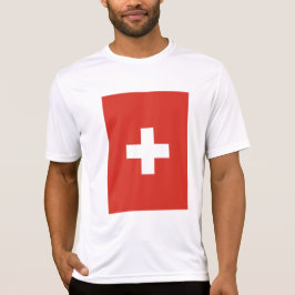 Zwitserse vlag t-shirt