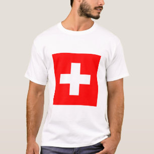 Zwitserse vlag t-shirt