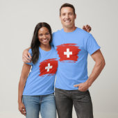 Zwitserse vlag t-shirt (Unisex)