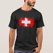 Zwitserse vlag t-shirt (Voorkant)