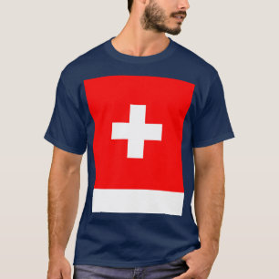 Zwitserse vlag t-shirt