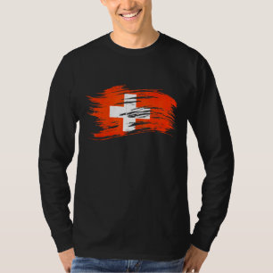 Zwitserse vlag t-shirt