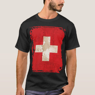 Zwitserse vlag t-shirt