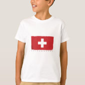 Zwitserse vlag t-shirt (Voorkant)