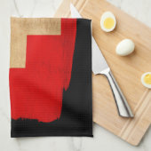 Zwitserse vlag theedoek (Quarter Fold)