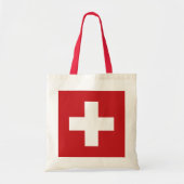 Zwitserse vlag tote bag (Voorkant)
