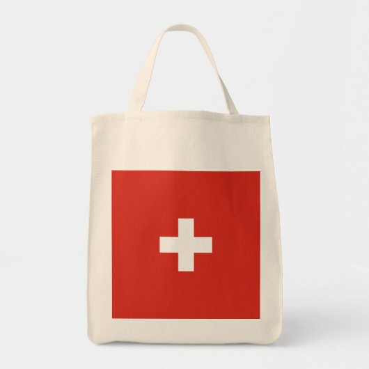 Zwitserse vlag tote bag (Voorkant)