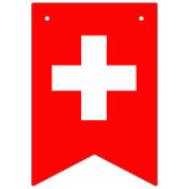 Zwitserse vlag vlaggetjes (Derde vlag)