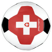 Zwitserse vlag voetbal (Gedraaid)