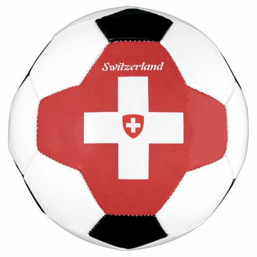 Zwitserse vlag voetbal (Voorkant)