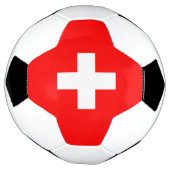 Zwitserse vlag voetbal (Gedraaid)
