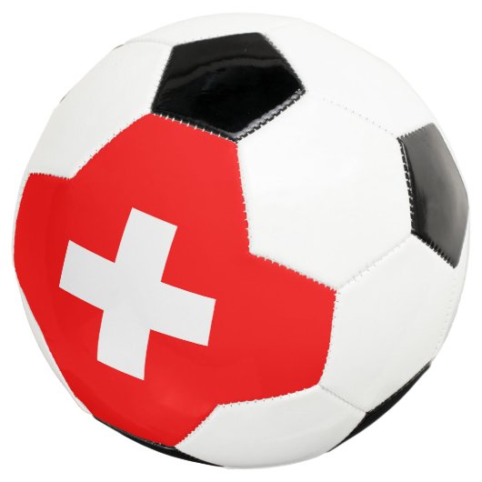 Zwitserse vlag voetbal (Drie kwart)