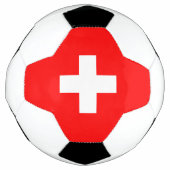 Zwitserse vlag voetbal (Voorkant)