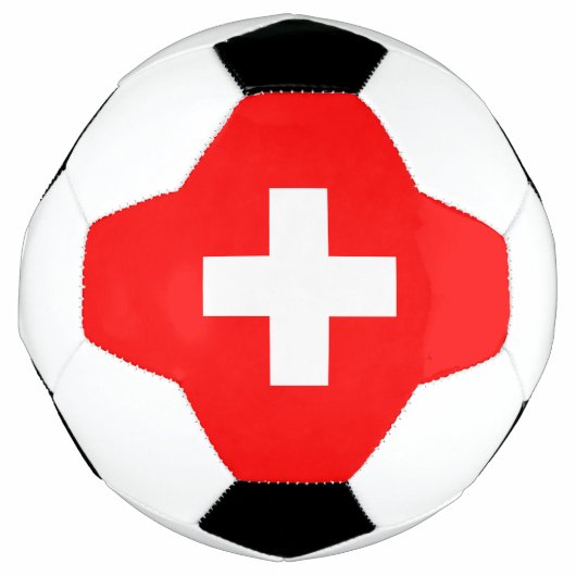 Zwitserse vlag voetbal (Voorkant)