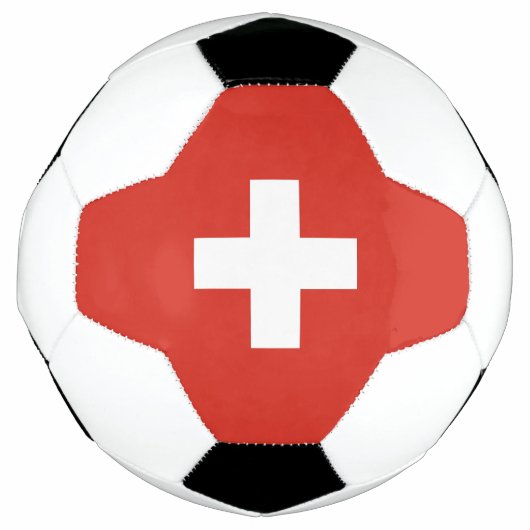 Zwitserse vlag voetbal (Voorkant)