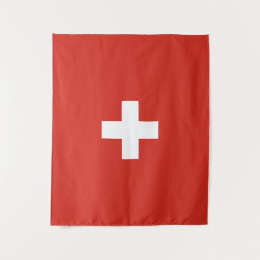 Zwitserse vlag wandkleed (Voorkant)