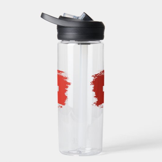 Zwitserse vlag waterfles (Rechts)