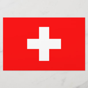 Zwitserse vlag (Zwitserland) Briefpapier