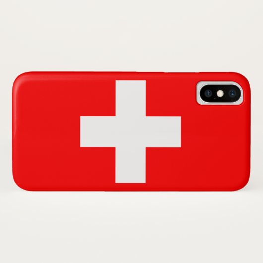 Zwitserse vlag (Zwitserland) Case-Mate iPhone Case (Achterkant (horizontaal))