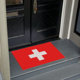 Zwitserse vlag (Zwitserland) Deurmat