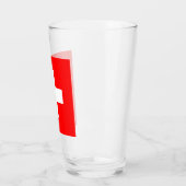 Zwitserse vlag (Zwitserland) Glas (Links)