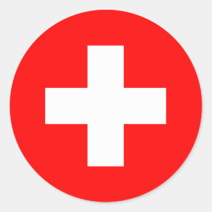 Zwitserse Vlag Zwitserland Sticker – Zwitserse Tro